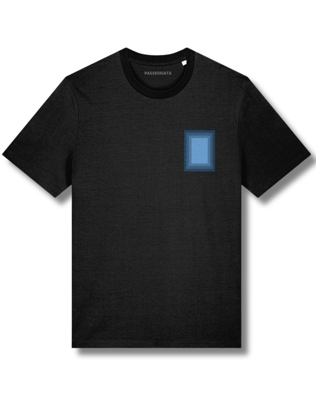 Blue Gradient rectangle (black)