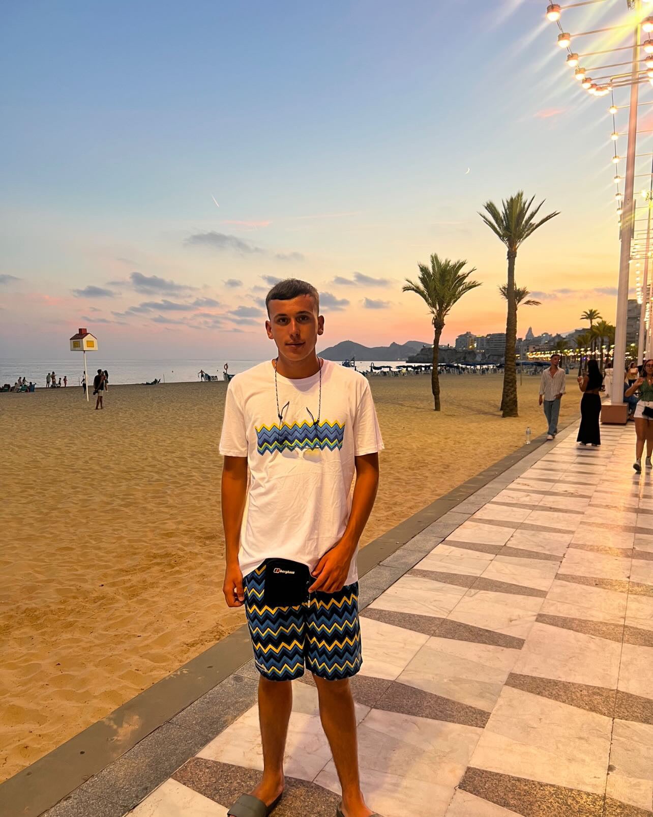 Zig Zag Premium Swim Shorts (Navy/Yellow)