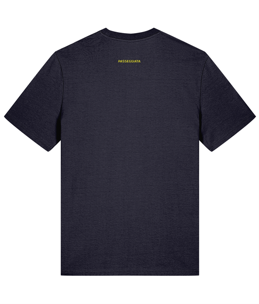 Navy & Yellow Zig Zag T-Shirt (Navy)
