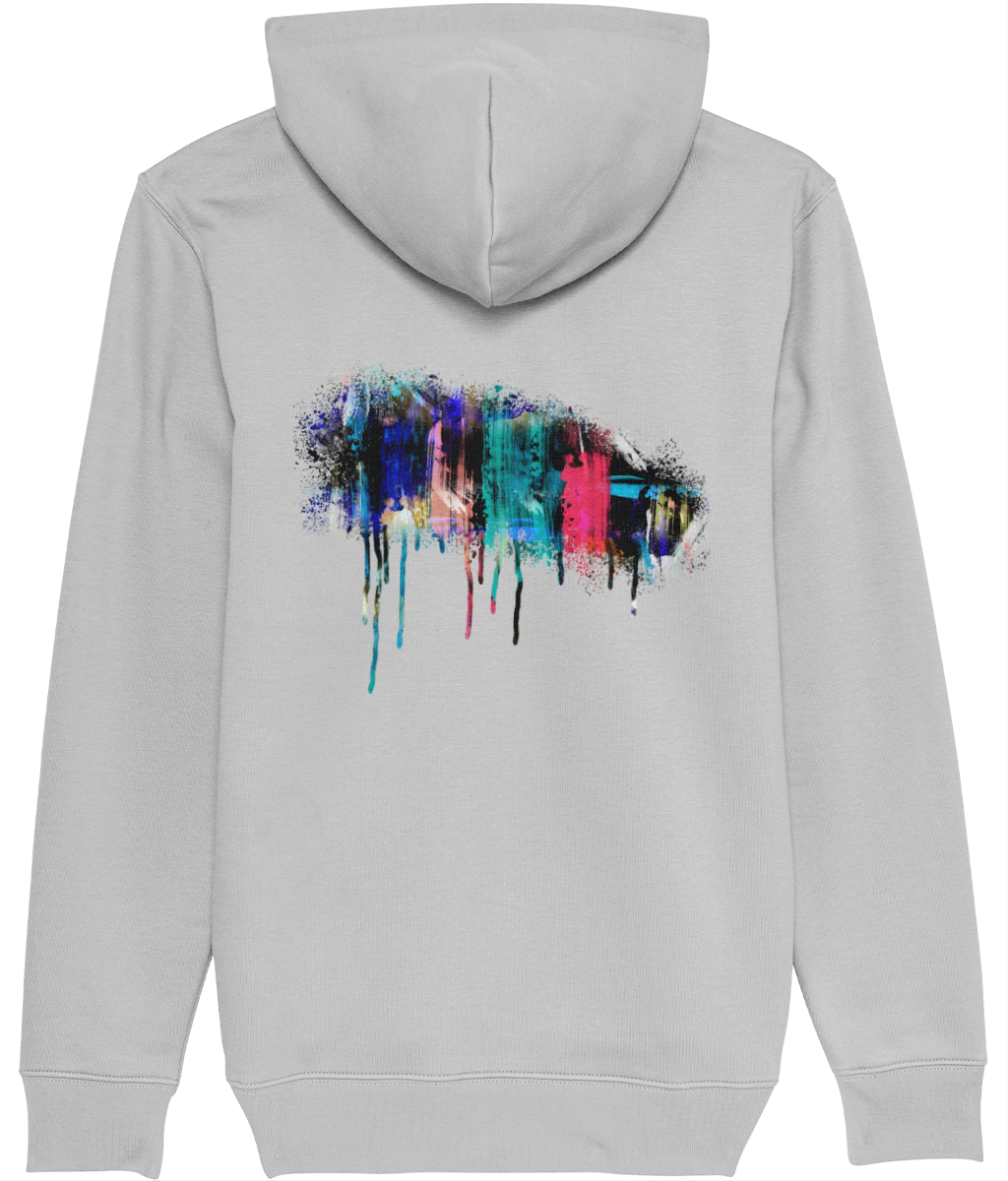 AW23 Paint Graphic Hoody - (Grey)