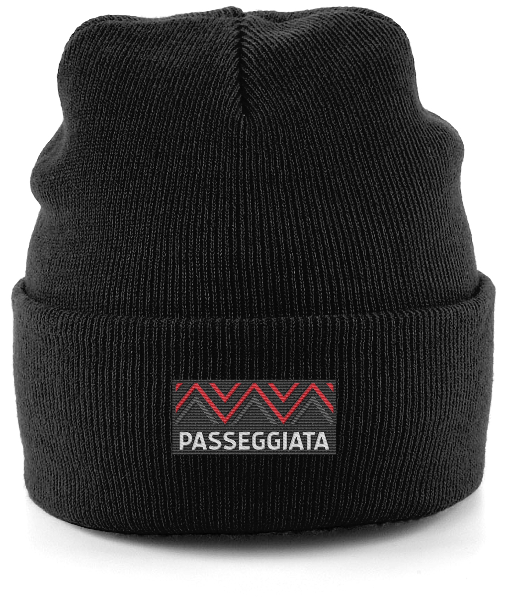 Beanie Red logo patch (Black)
