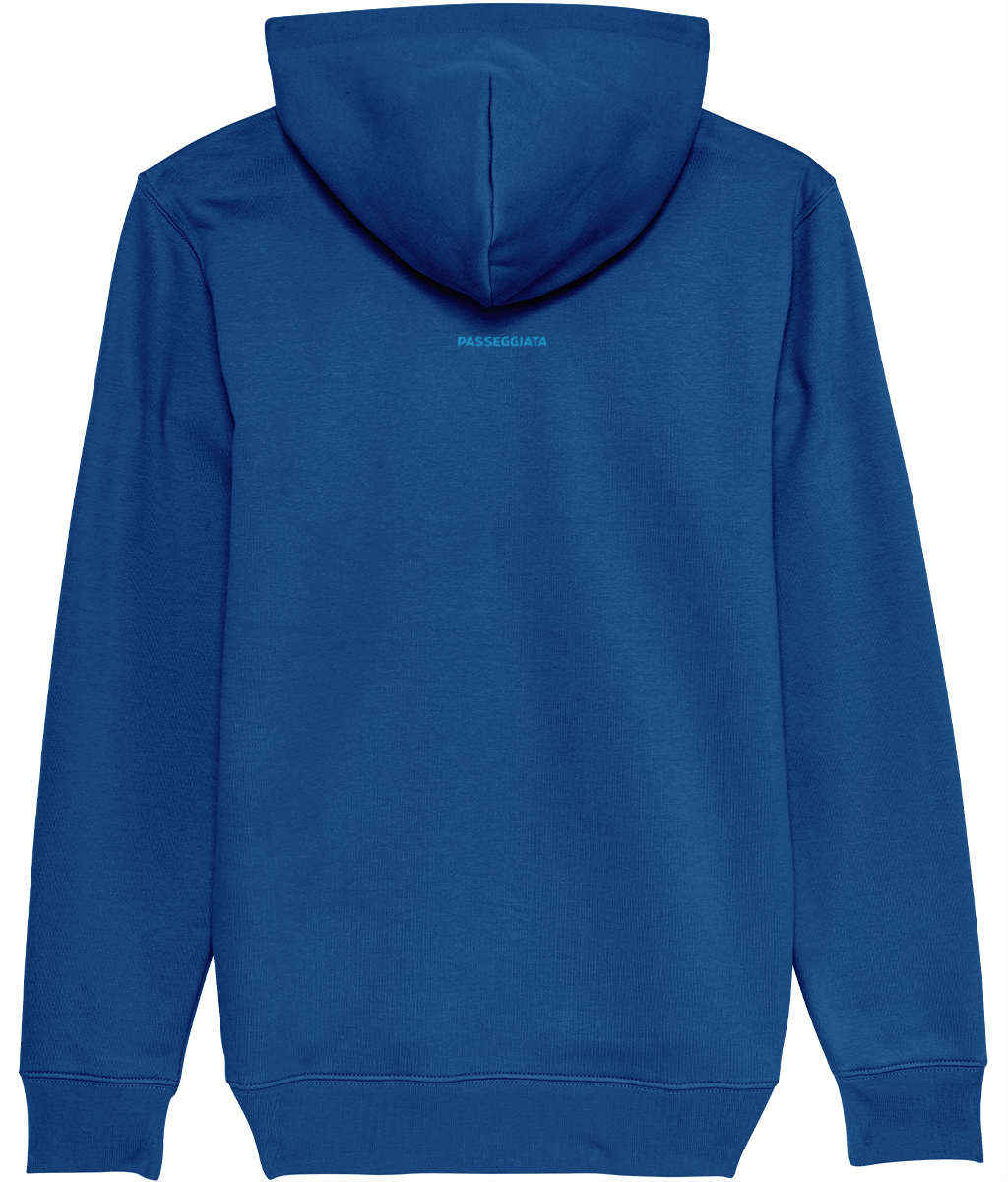 Zig Zag Graphic Hoody - (Blue)
