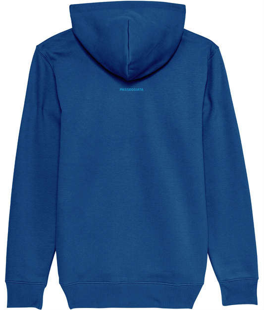 Zig Zag Graphic Hoody - (Blue)