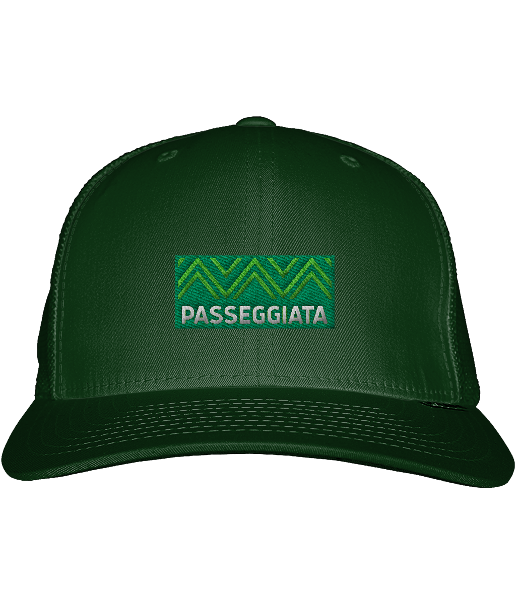 Zig Zag patch Trucker Cap - (Green)