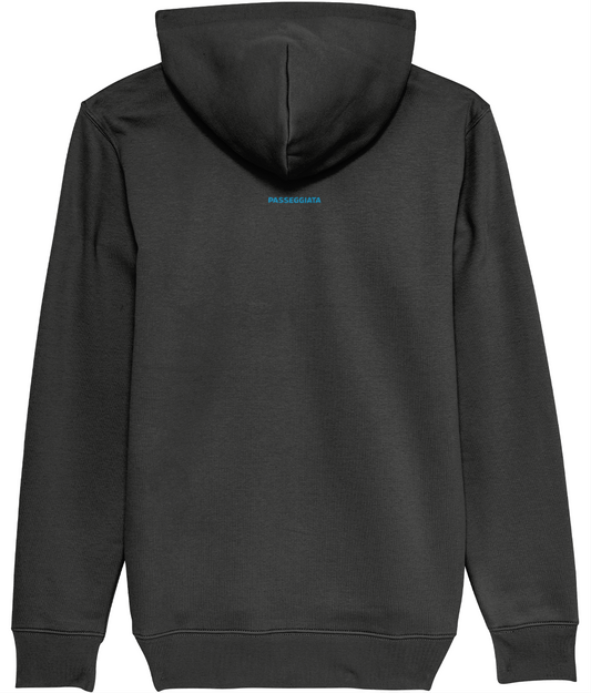 Zig Zag Graphic Hoody - (Dark Grey)