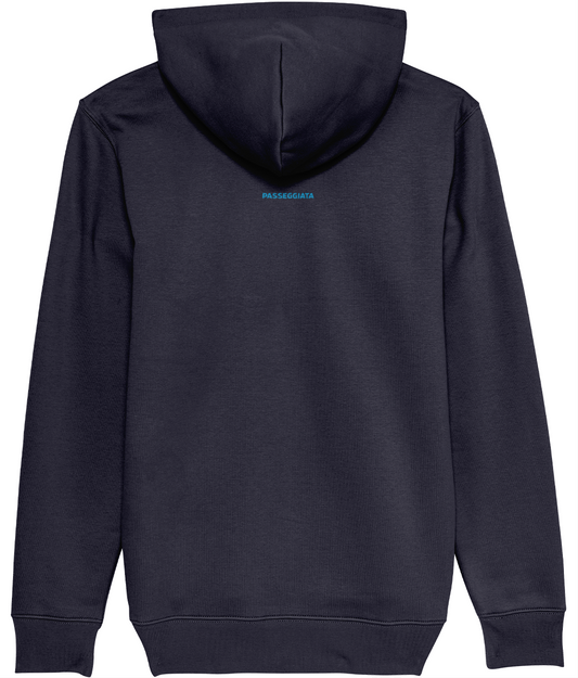 Zig Zag Graphic Hoody - (Navy)