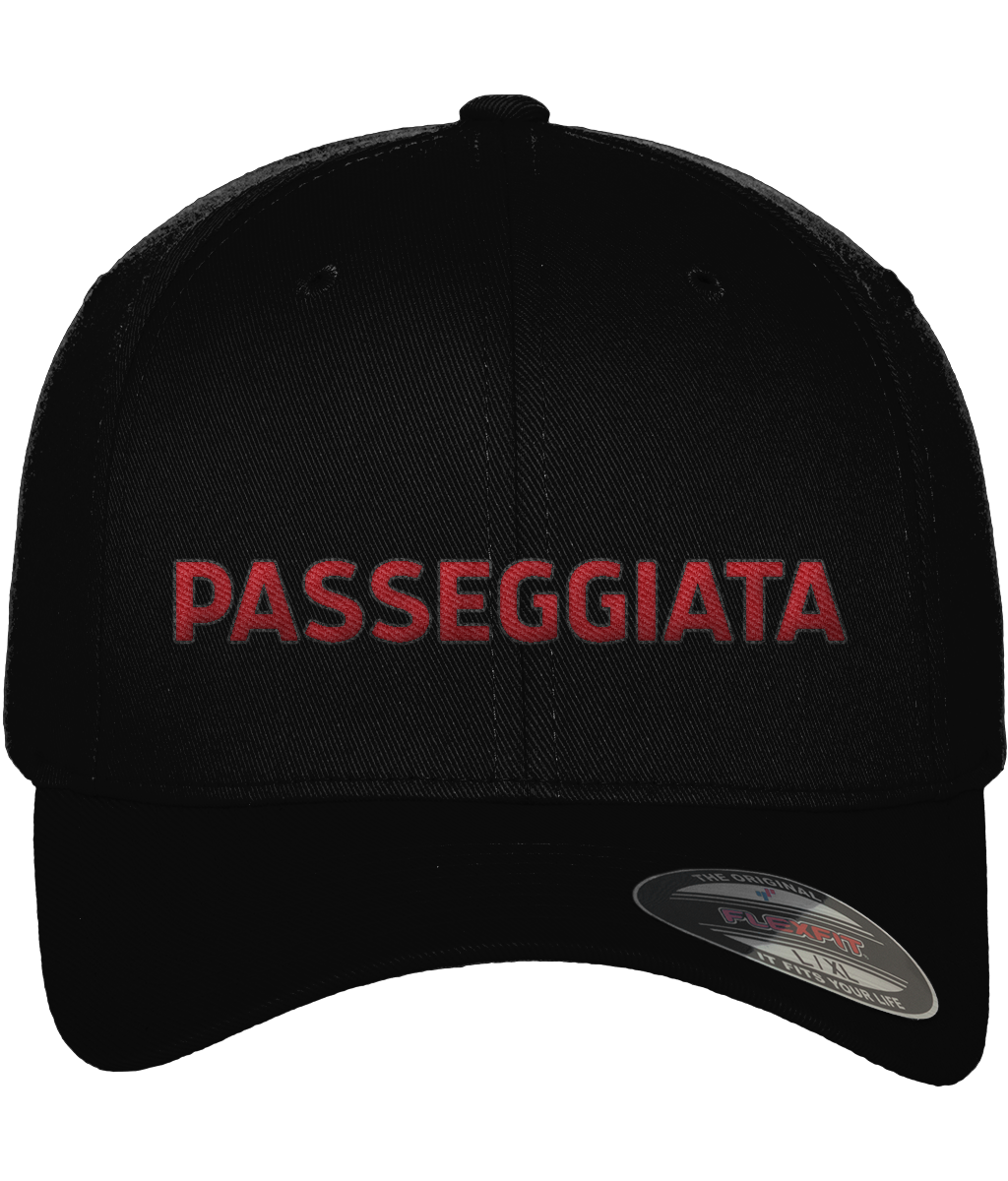 Full Material Logo Cap - (Red Logo)