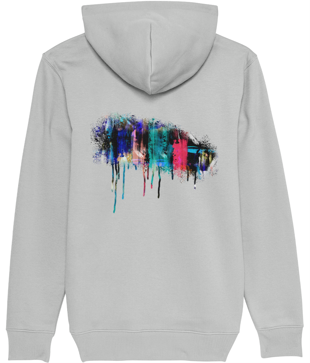 AW23 Paint Graphic Hoody -  (Grey)