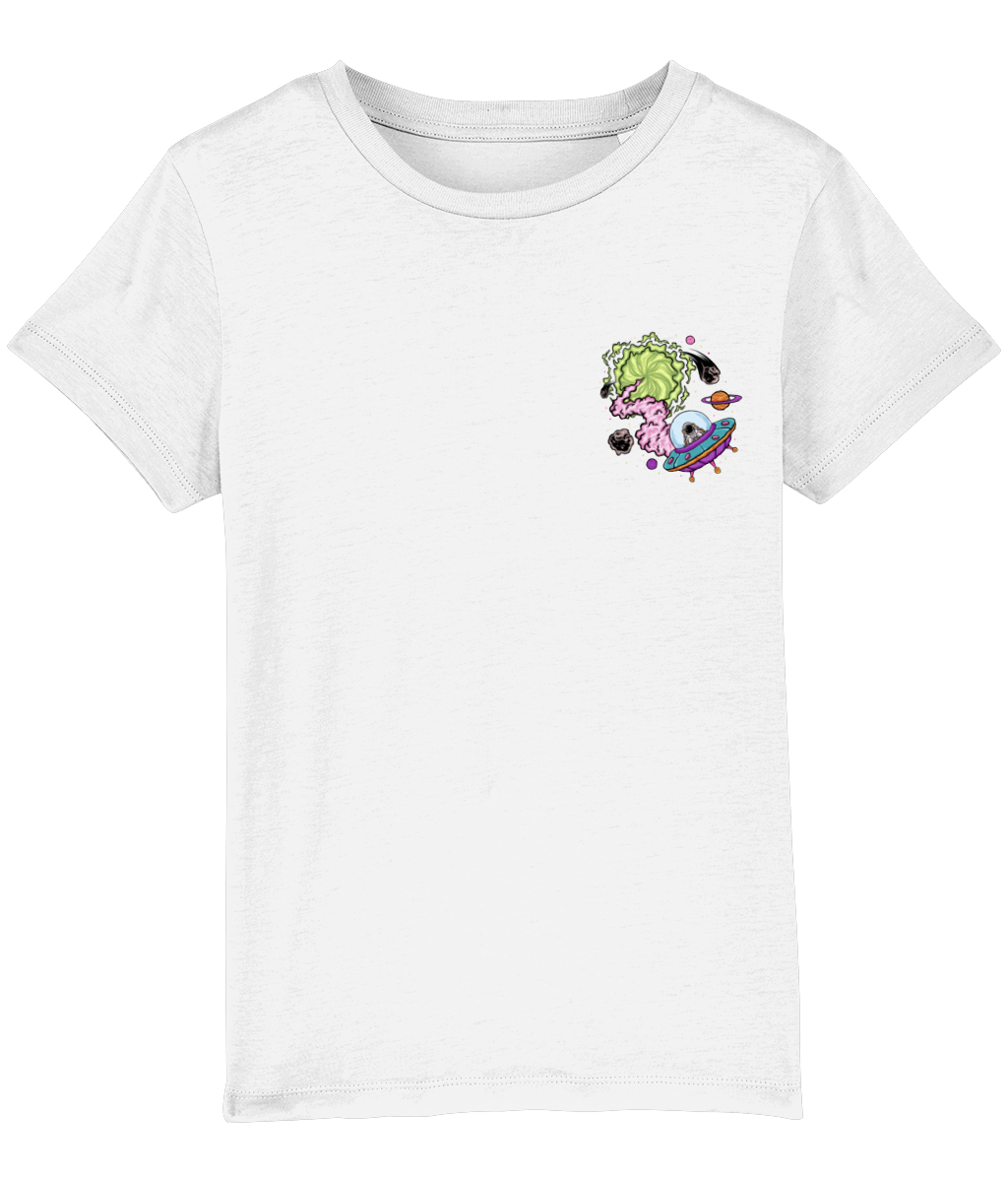 Space Ship T-Shirt Kids (White)