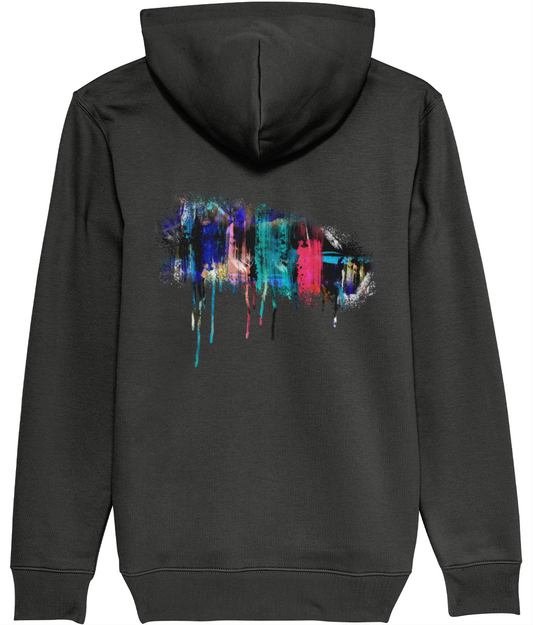 AW23 Paint Graphic Hoody -  (Dark Grey)