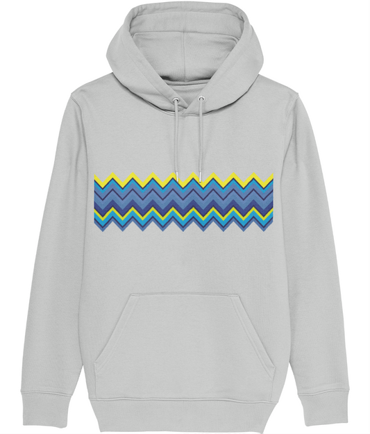 AW23 Zig Zag Graphic Hoody -  (Grey)