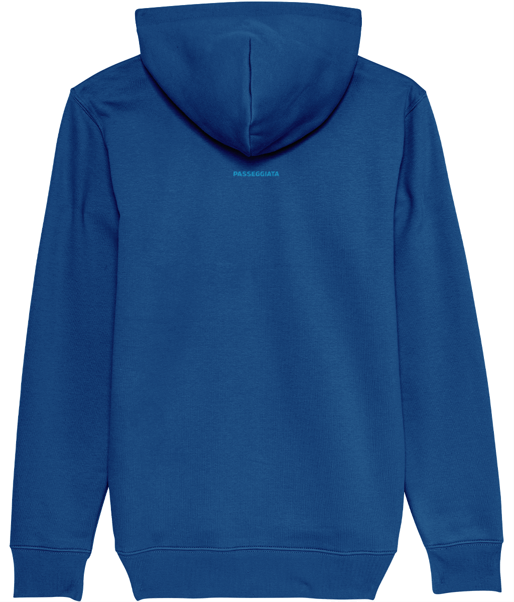 Zig Zag Graphic Hoody -  (Blue)