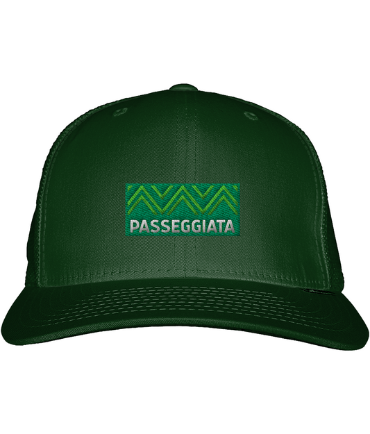 Zig Zag patch Trucker Cap  -  (Green)