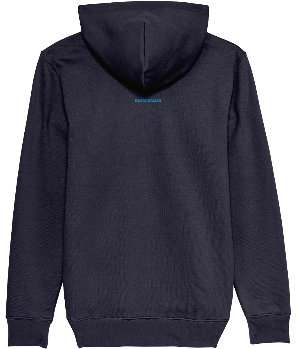 Zig Zag Graphic Hoody -  (Navy)