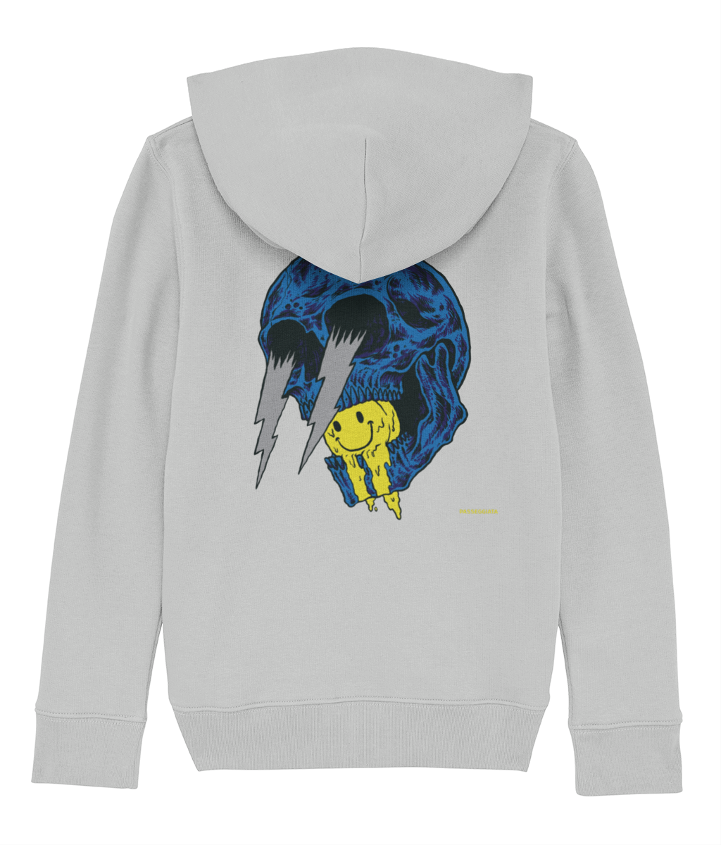 Smile Hoodie Kids (Black/Light Grey)