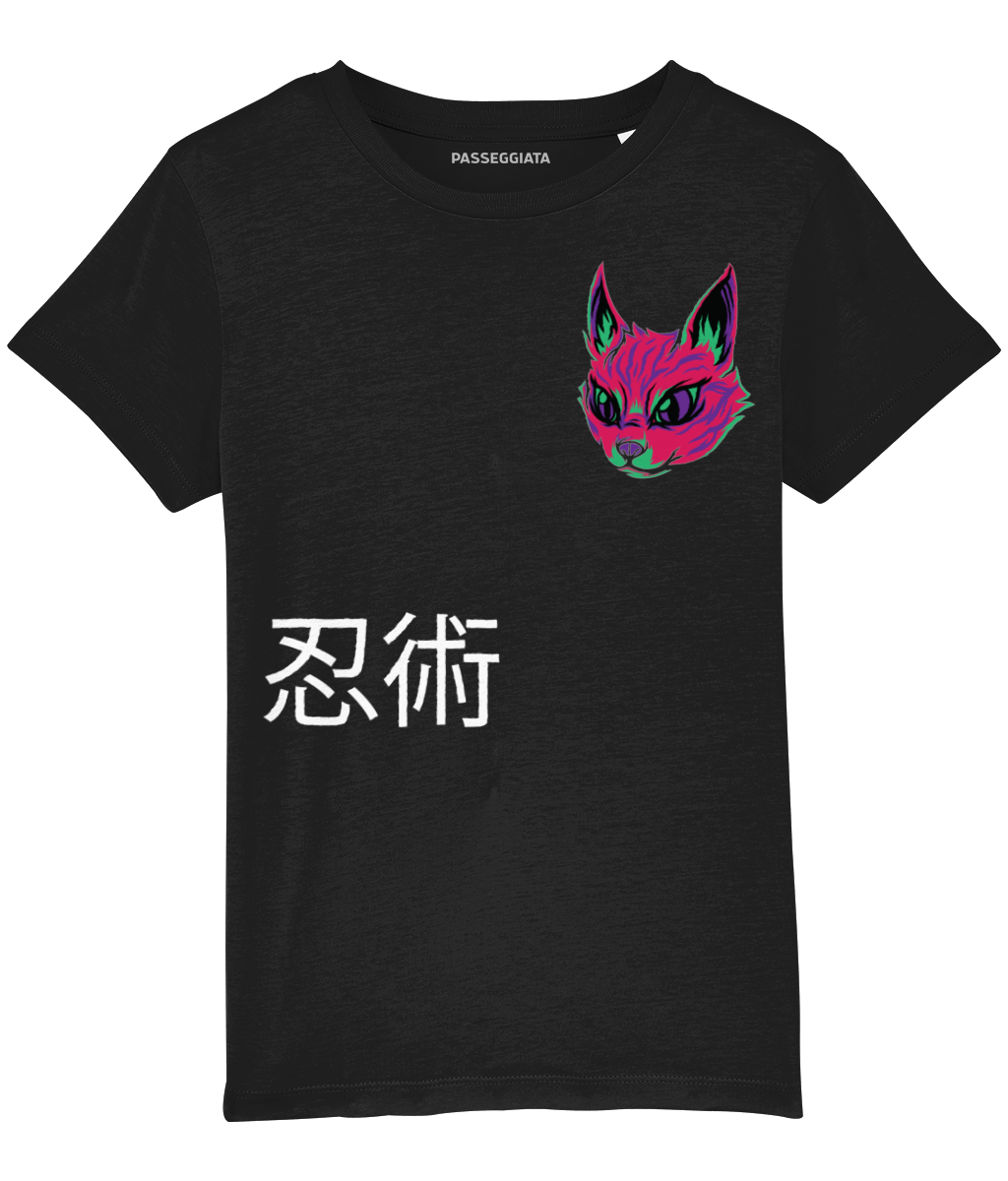 Ninja Cat T-Shirt Kids (Black)