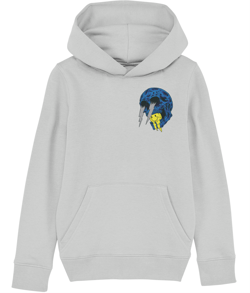 Smile Hoodie Kids (Black/Light Grey)