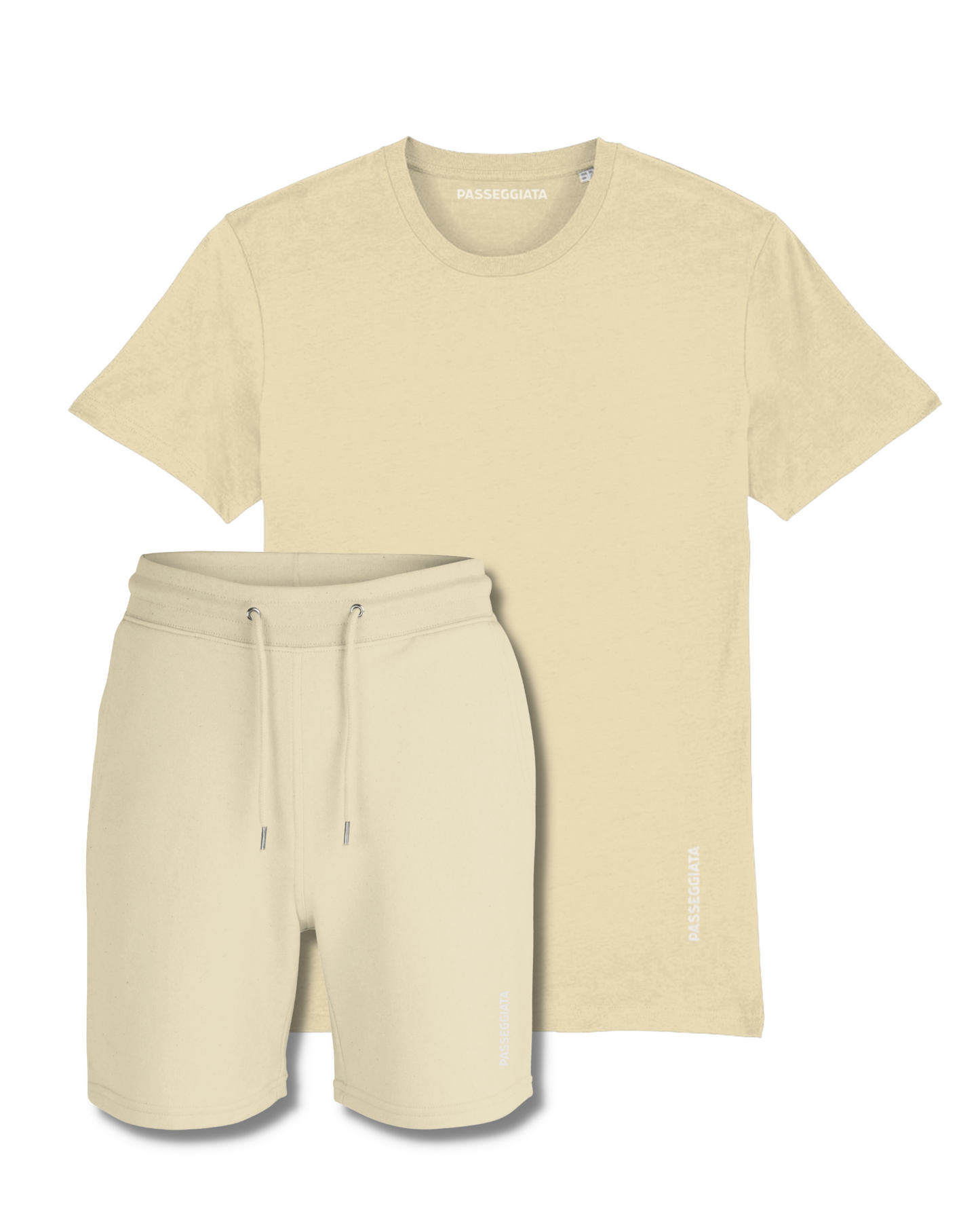 Shorts & T-Shirt Set (Warm Butter)