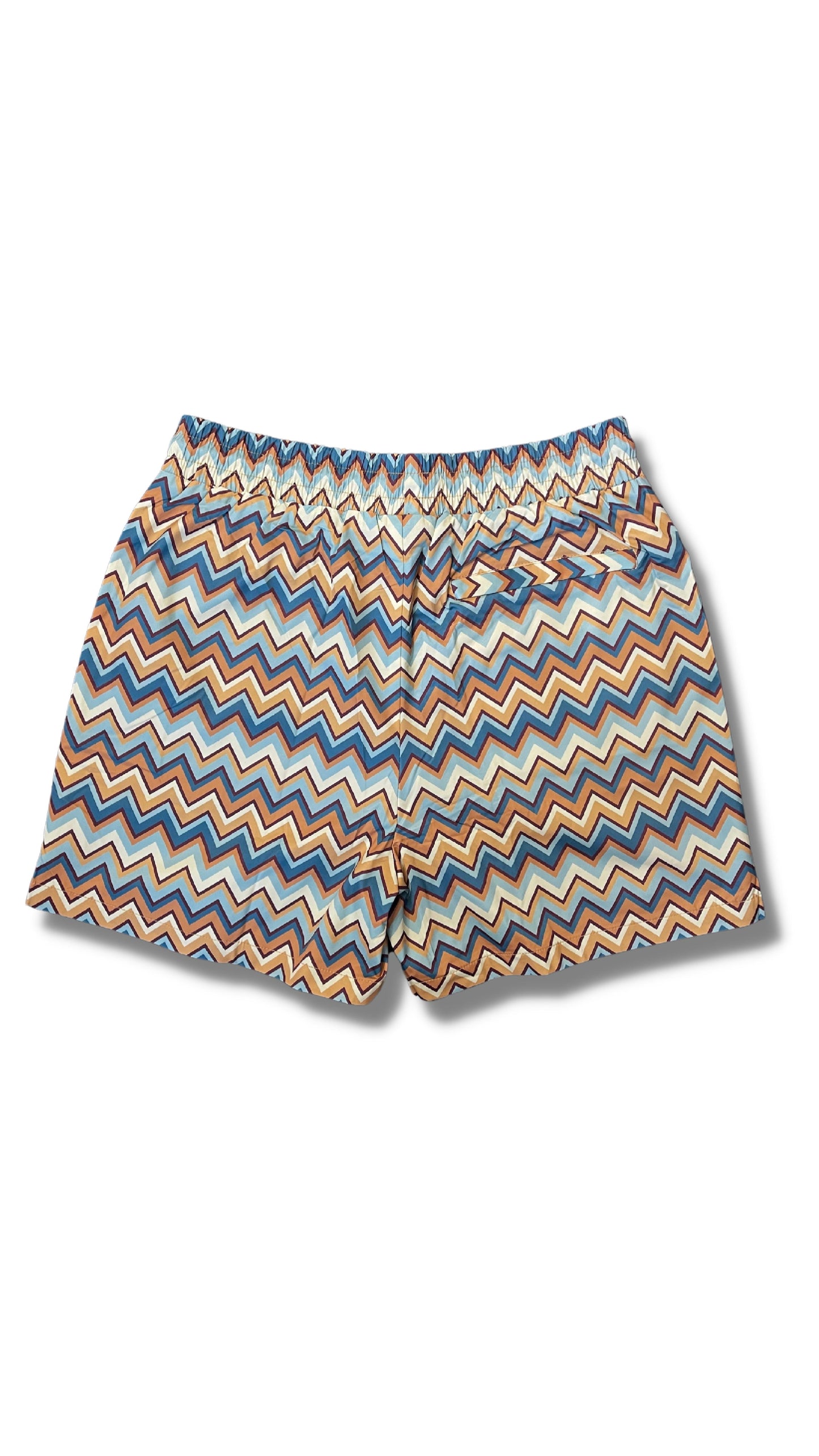 Multi Colour Zig Zag Premium Swim Shorts - passeggiata